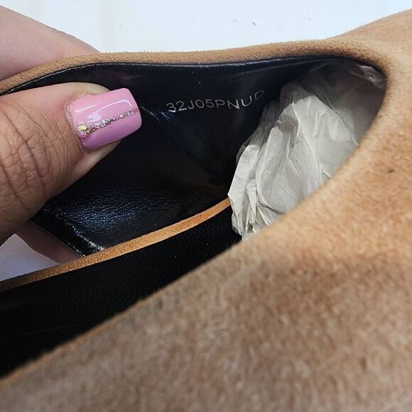 Topshop Jasper Ball Slingback Pump Suede Size 36 (5.5) - Picture 10 of 11